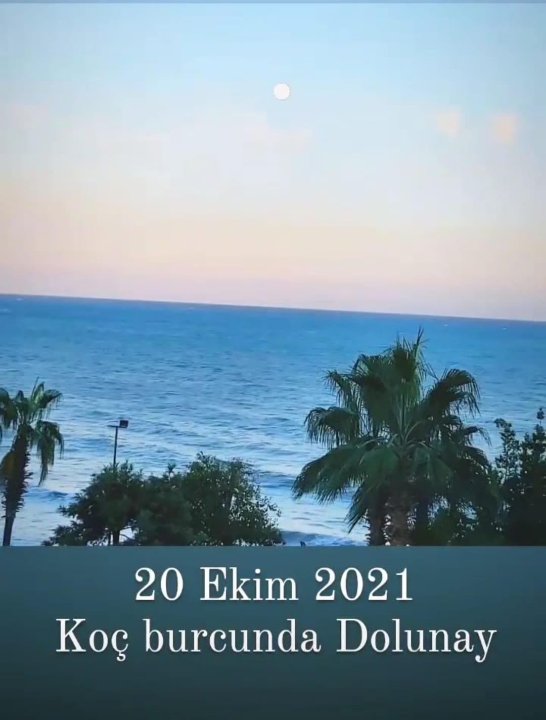 20 Ekim 2021 Koç burcunda Dolunay